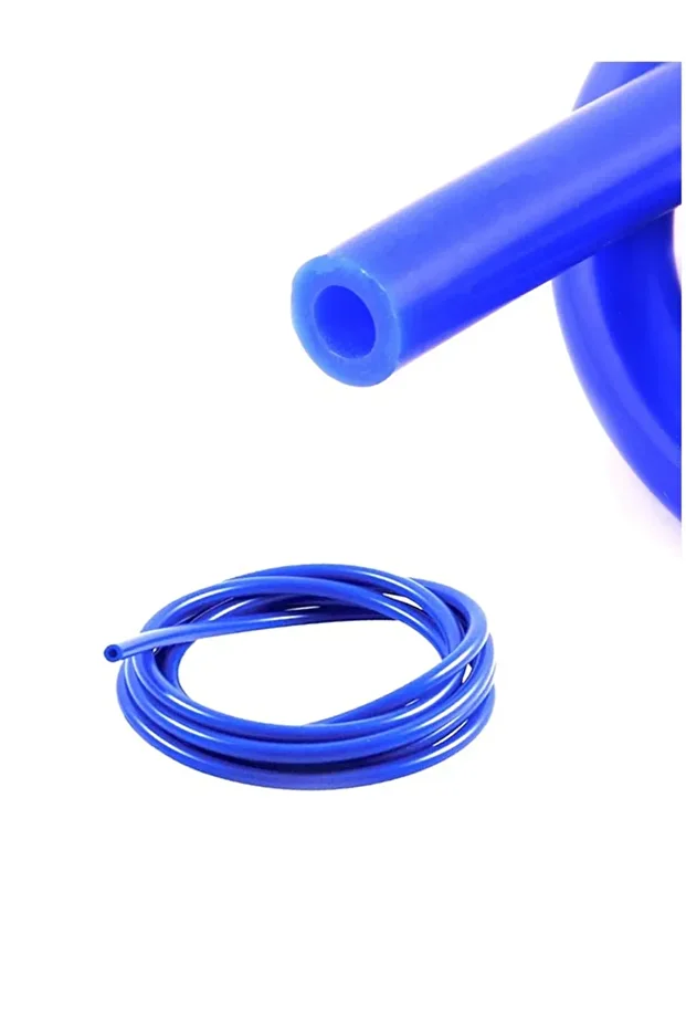4-5-6 mm Vakumlu Mavi - Kırmızı Silikon Hortum